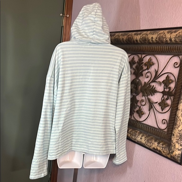 Columbia Striped Hoodie - zip with kangaroo pockets - Sz XL - Picture 3 of 9